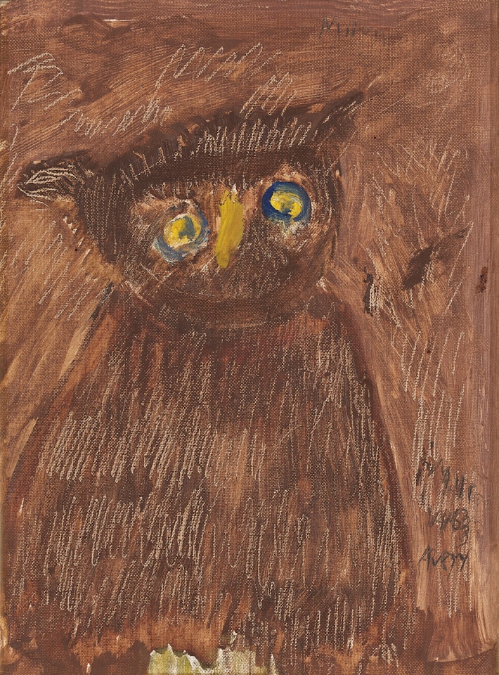 Little Brown Owl by Milton Avery
