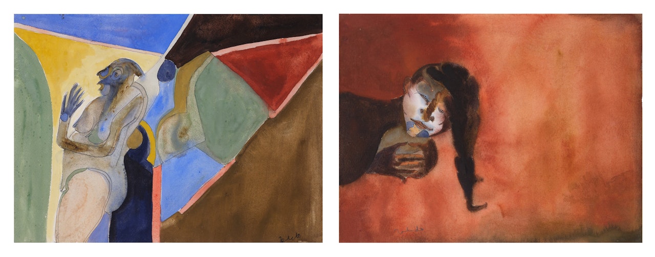 i. Untitled; ii. Untitled [Two Works] by Francisco Toledo