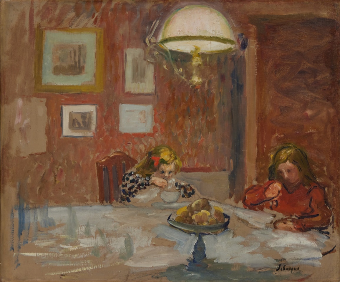 Les enfants dans la salle à manger by Henri Lebasque