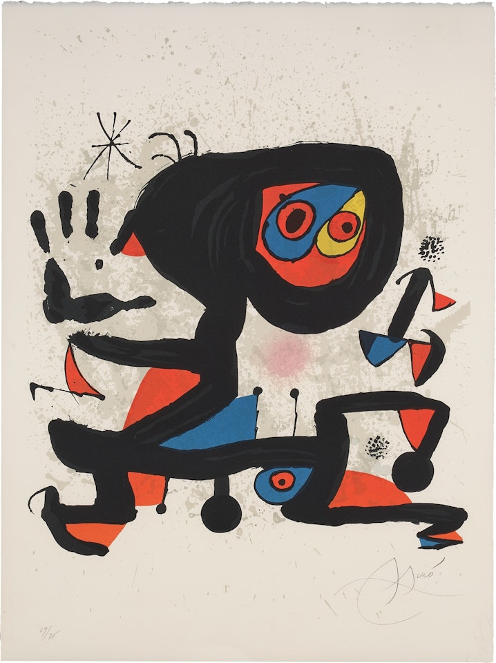 Unesco, "Human Rights" Paris (Mourlot 930) by Joan Miró