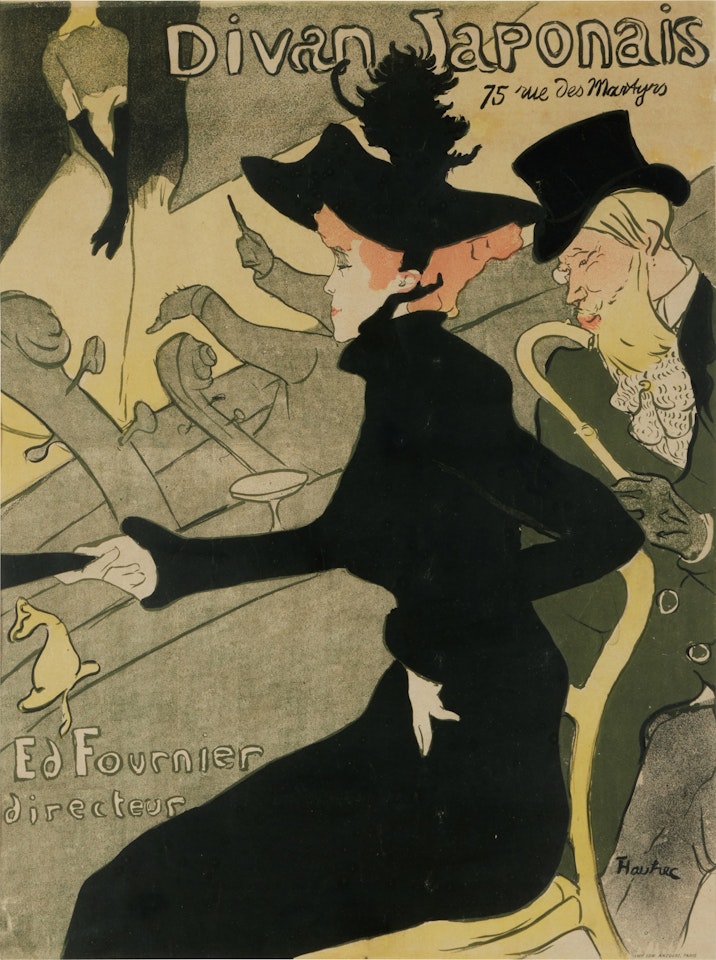 Divan Japonais (Delteil 341; Adriani 8; Wittrock P11) by Henri de Toulouse-Lautrec
