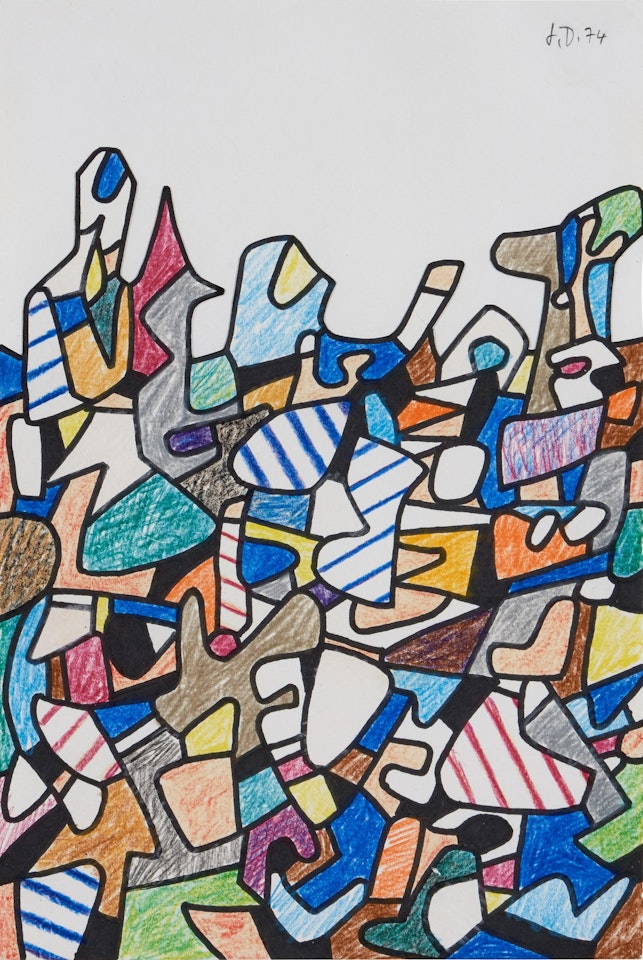 Paysage Multicolore by Jean Dubuffet