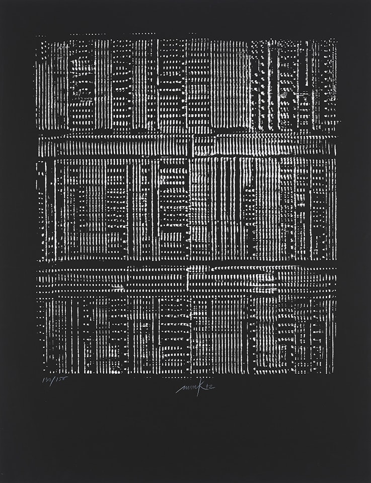 Kleine Mathematik - Spiegelstruktur. by Heinz Mack