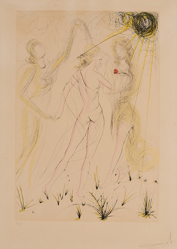 Le Printemps (From: Suite mythologique nouvelle) by Salvador Dali