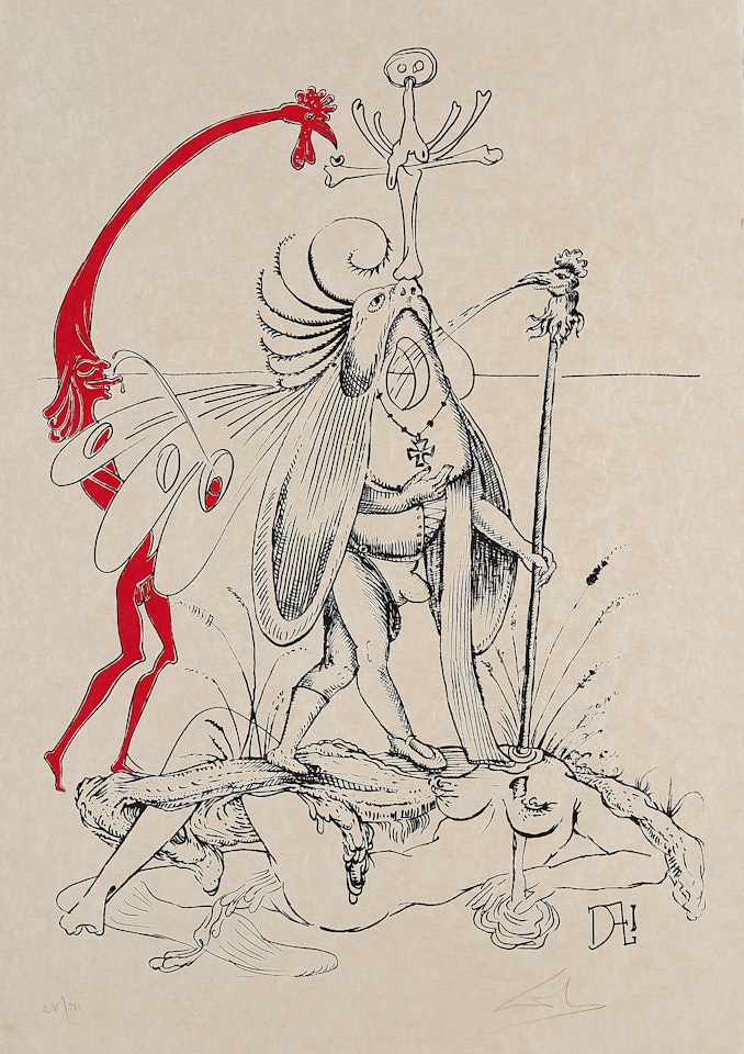 From: Les Songes drolatiques de Pantagruel by Salvador Dali