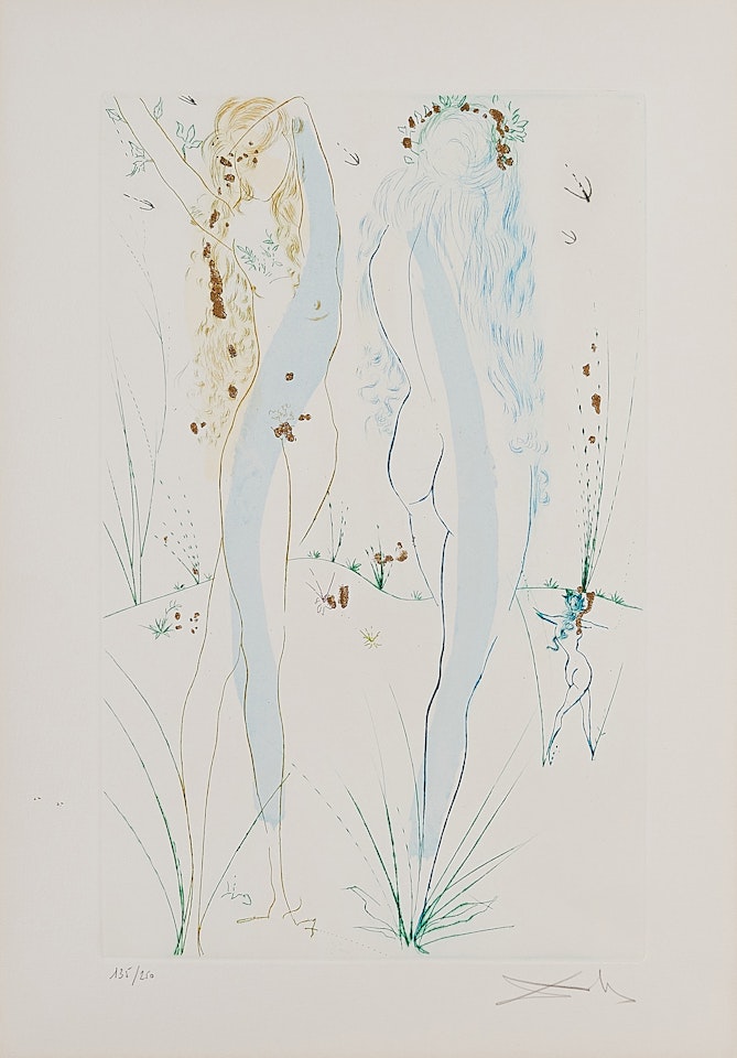  Return, Shulamite (From: Song of Solomon) by Salvador Dali