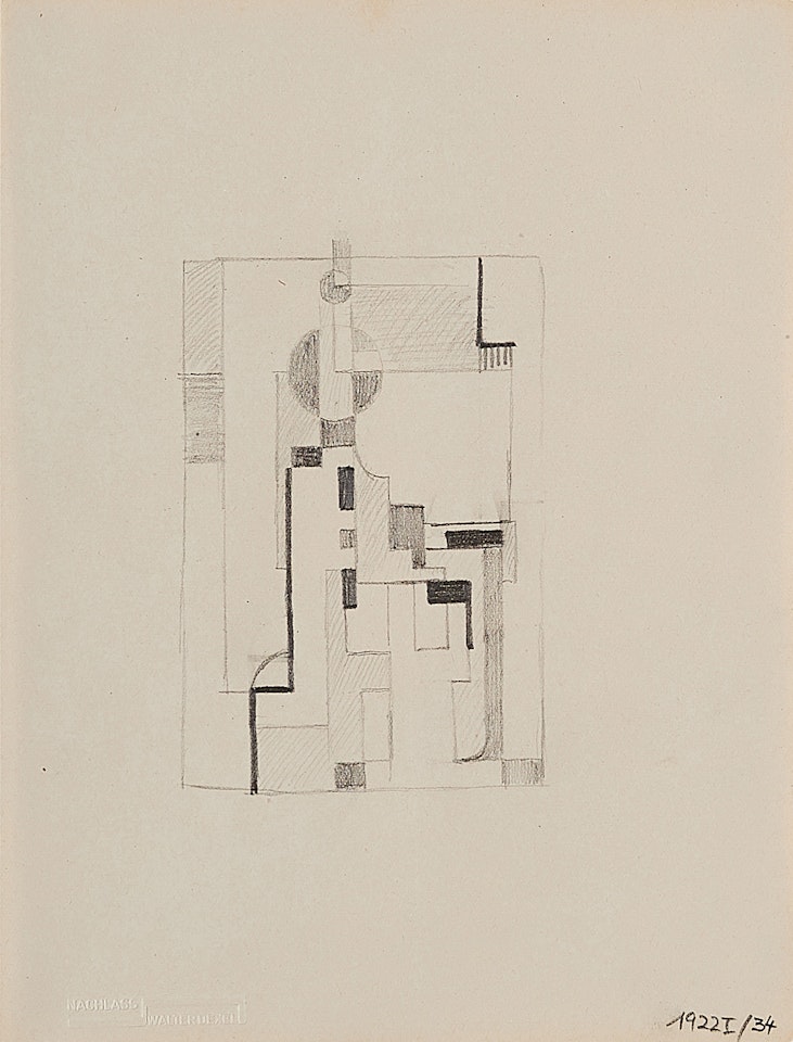 Untitled (The tower house) by Walter Dexel
