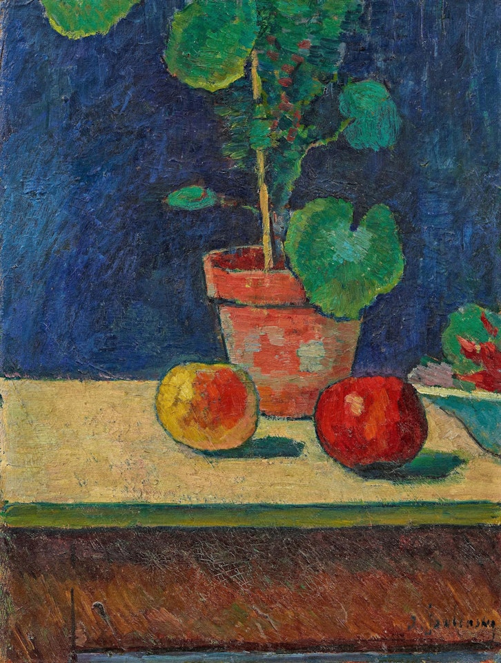 Geranien. by Alexej von Jawlensky