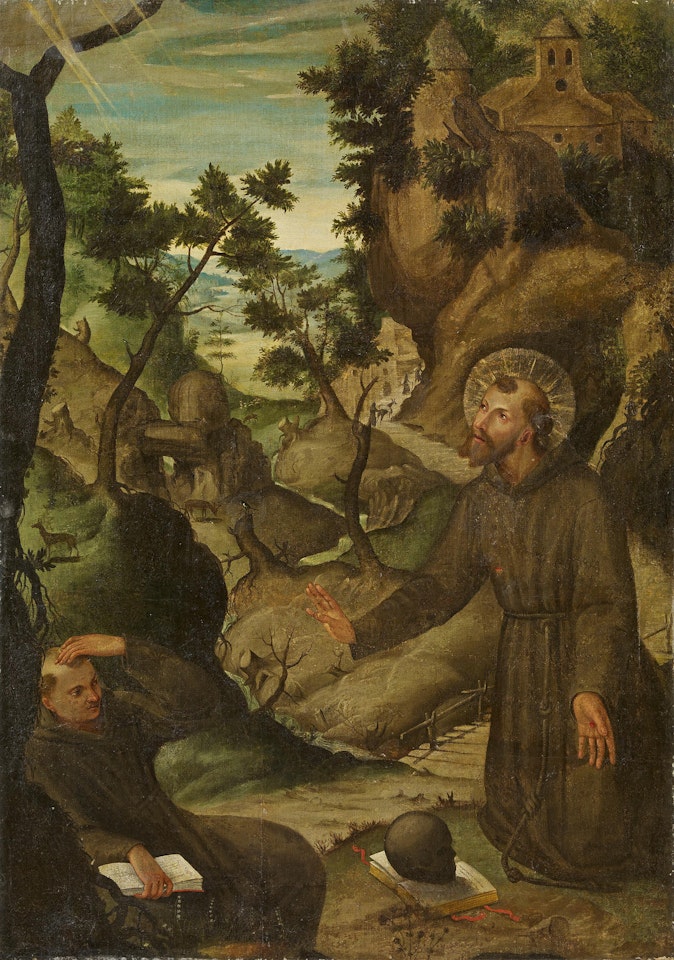 Saint Francis of Assisi Receiving the Stigmata by Italian School