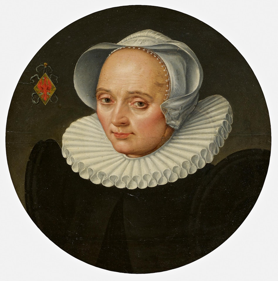 Portrait of Anna van Oudewater by Dutch School