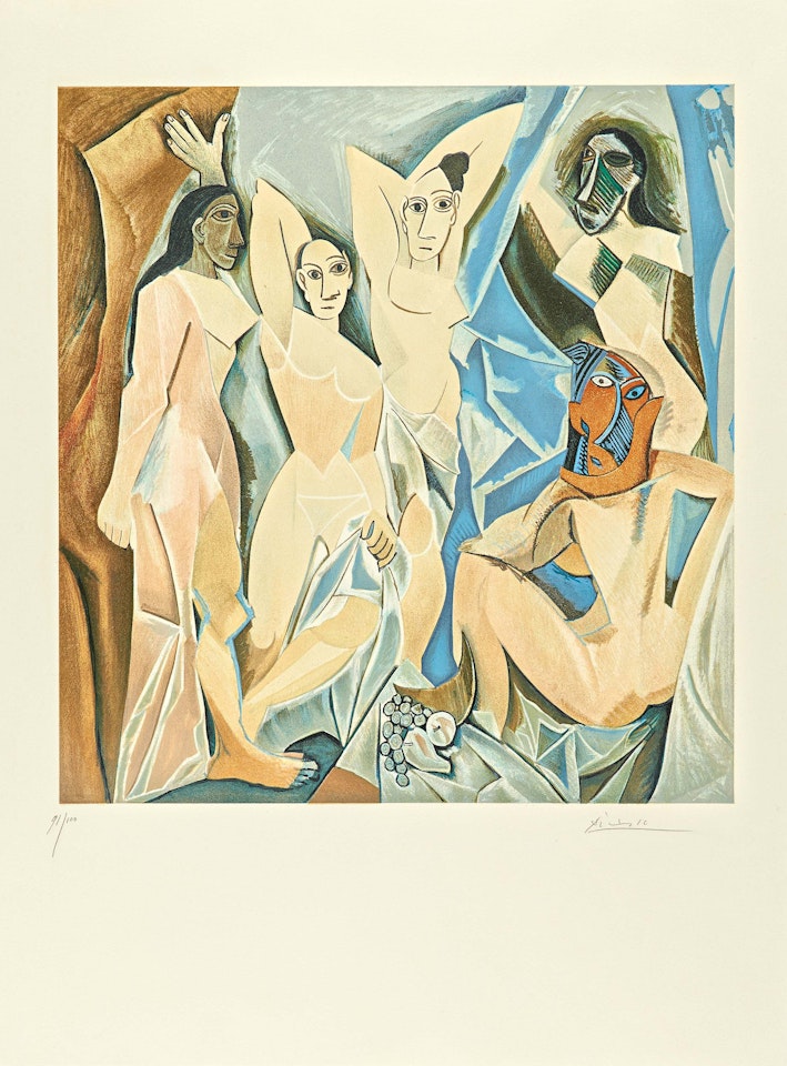 Les Demoiselles d"Avignon by Pablo Picasso