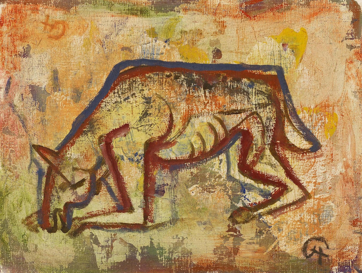 Hund. by Karl Hofer
