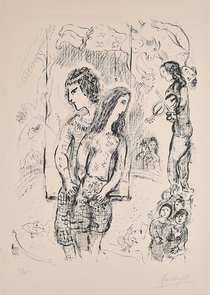 Le grand Cirque by Marc Chagall