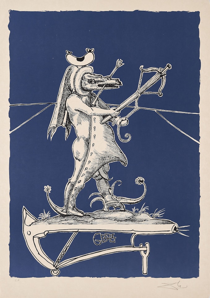 From: Les Songes drolatiques de Pantagruel by Salvador Dali