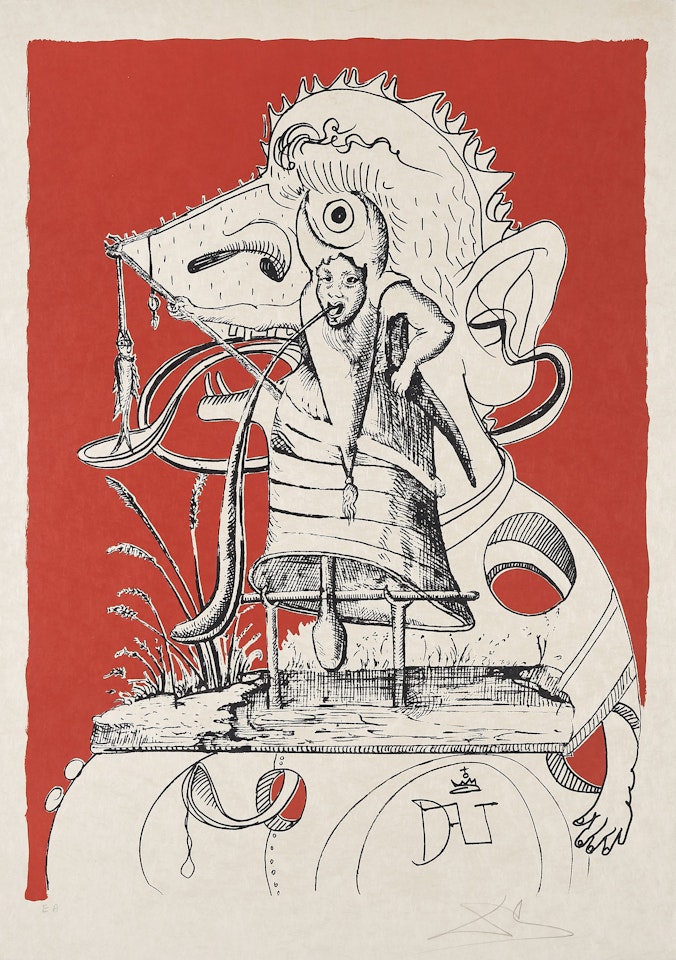 From: Les Songes drolatiques de Pantagruel by Salvador Dali