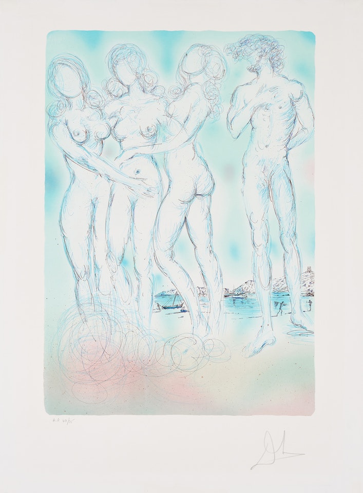 Urteil des Paris. by Salvador Dali