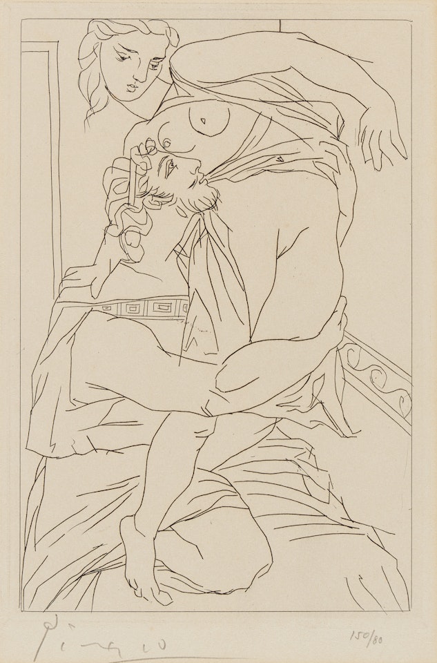 Cinésias et Myrrhine by Pablo Picasso