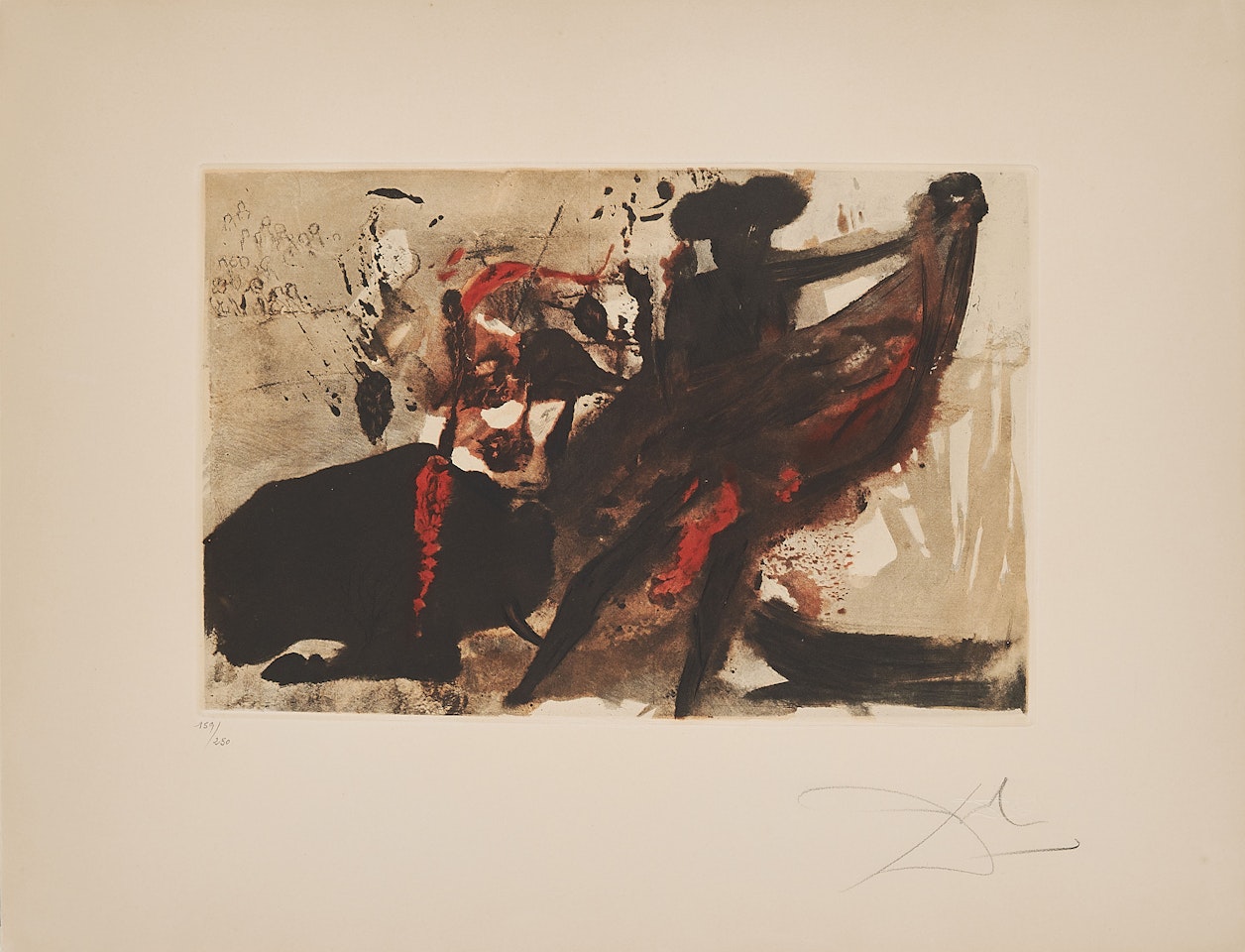 La Tauromachie individuelle by Salvador Dali