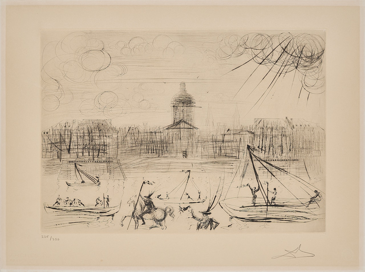 L"Académie de Paris. by Salvador Dali