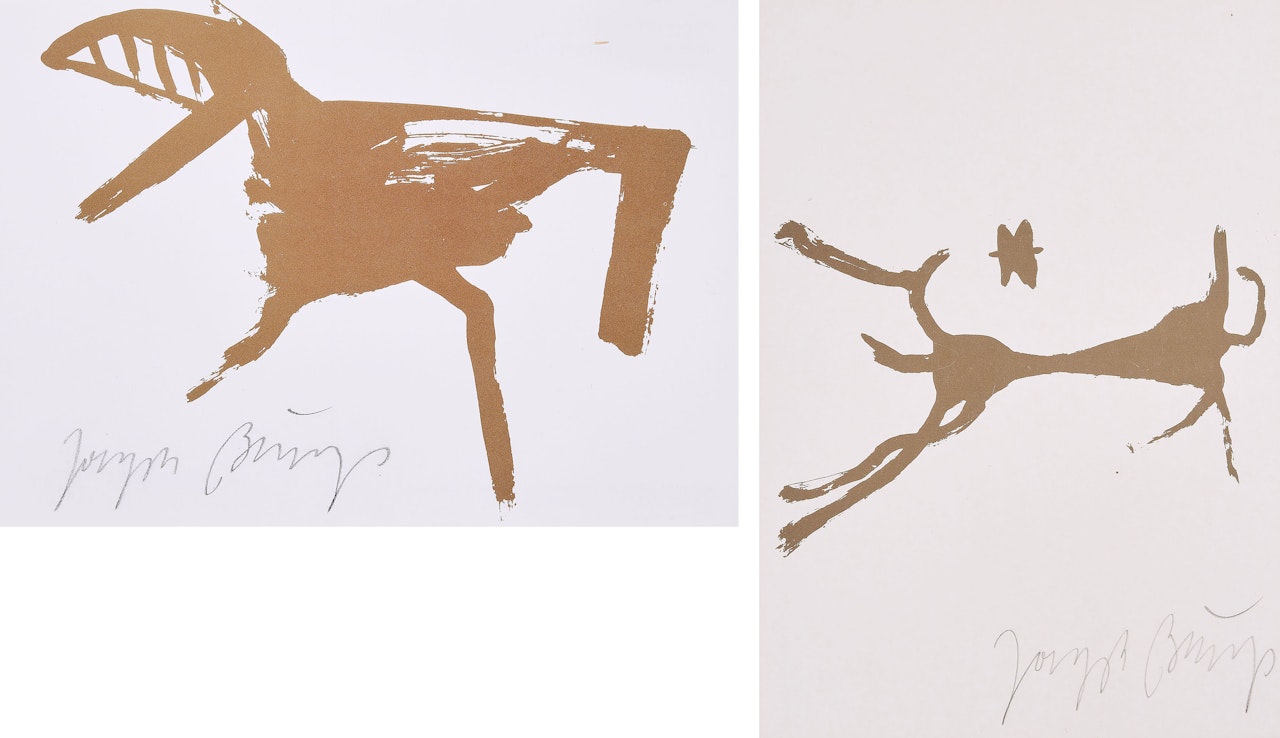 Subsigns from the brown space I / The shaman by Joseph Beuys