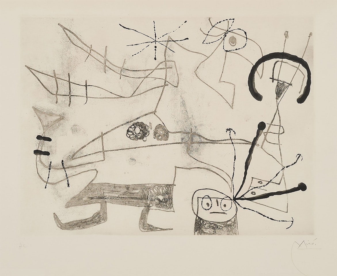 Bird Woman I by Joan Miró