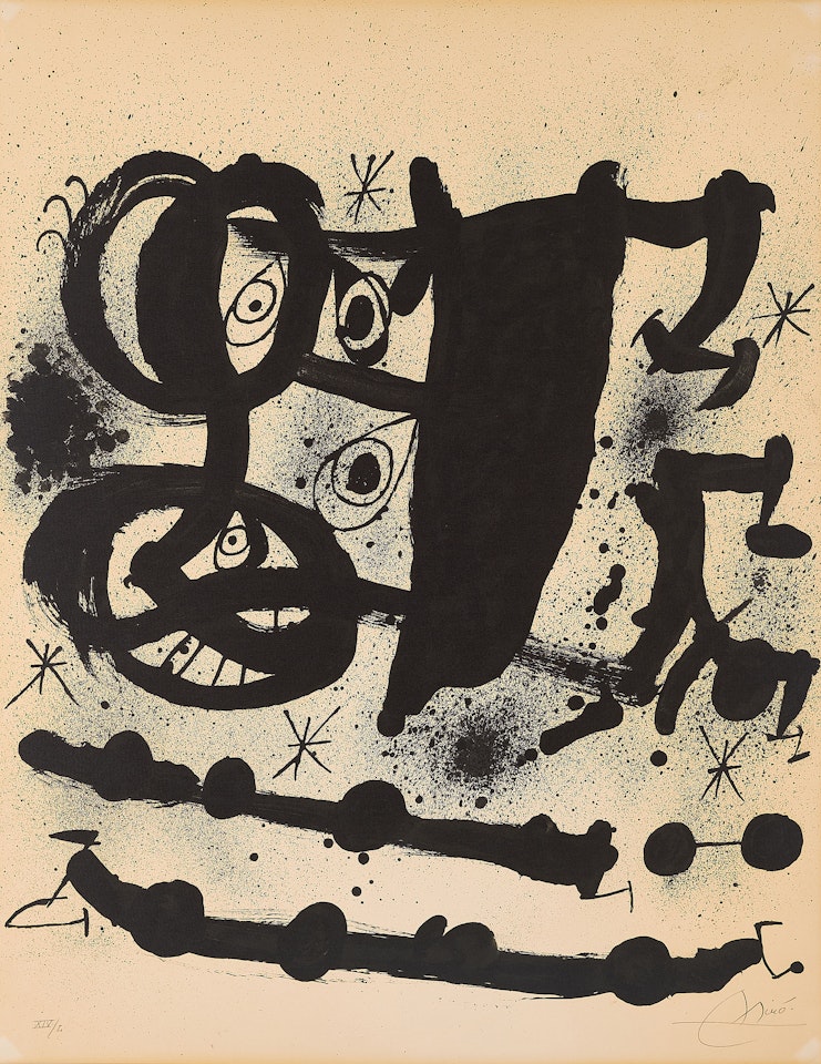 Homenaje à Josep Lluis Sert. by Joan Miró