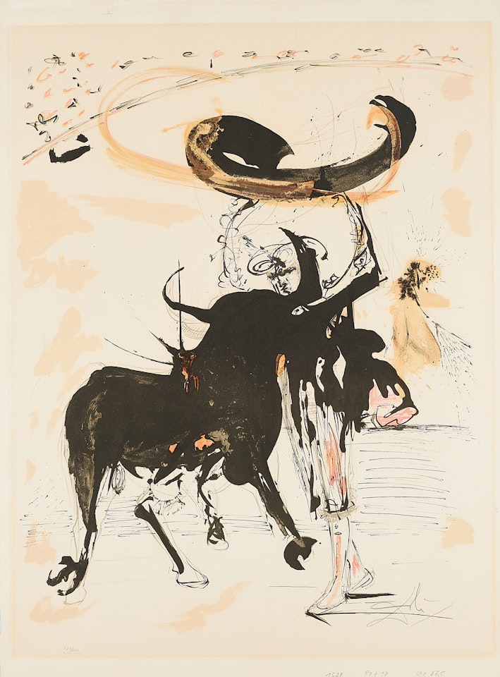 Bullfight No. 2. by Salvador Dali