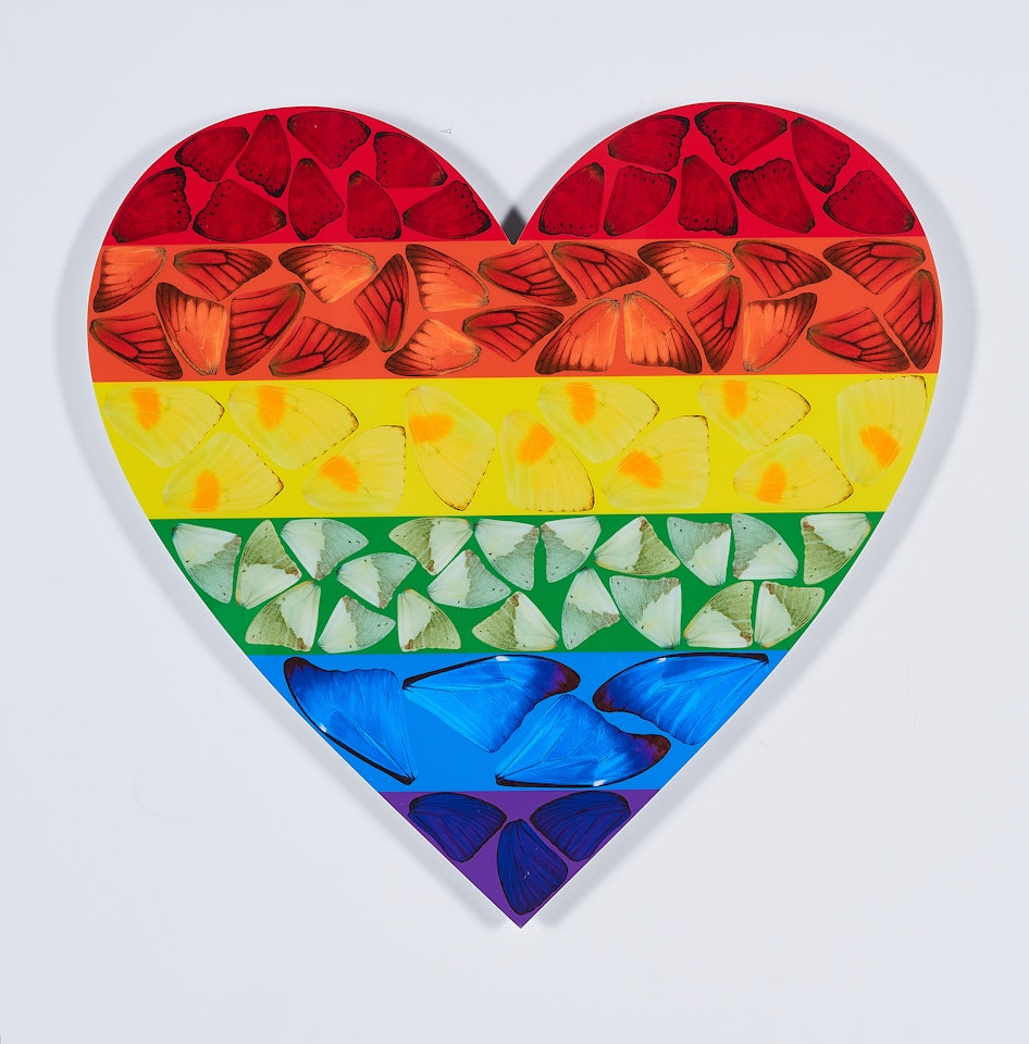 Butterfly Heart. by Damien Hirst