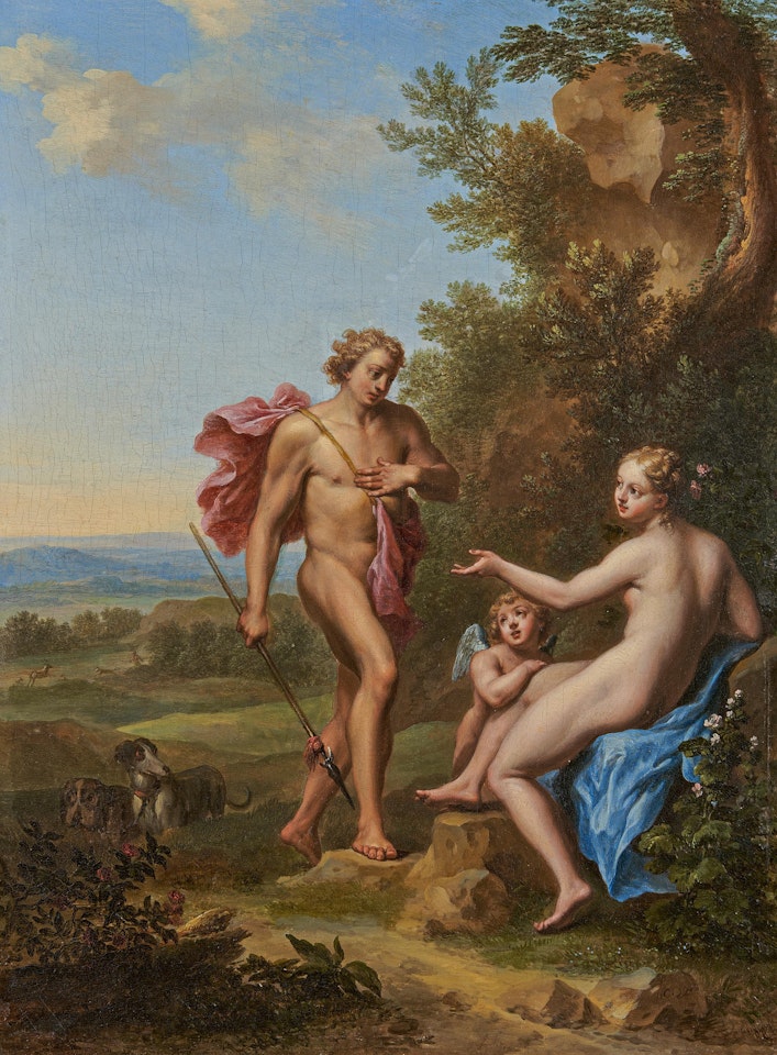 Venus and Adonis by Dutch School
