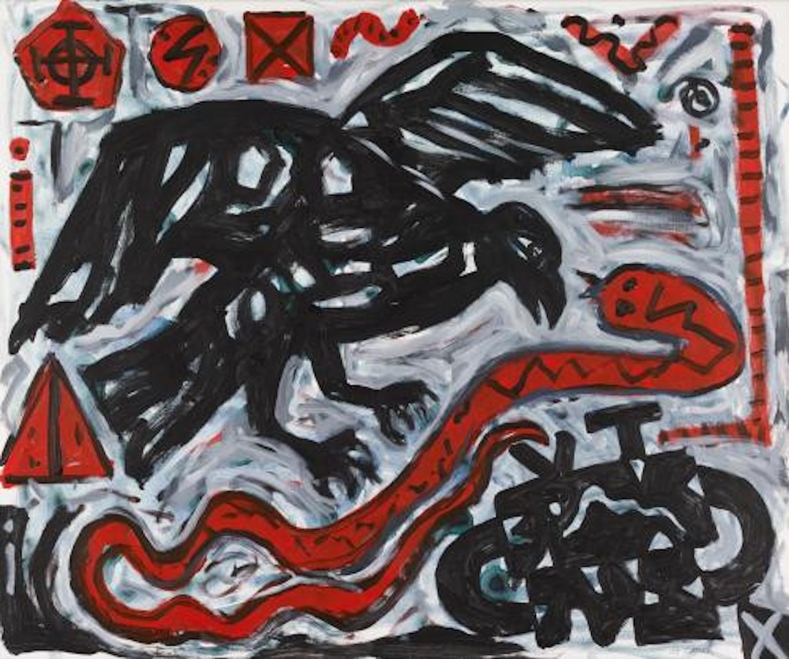 "Schlange und Adler". by A.R. Penck