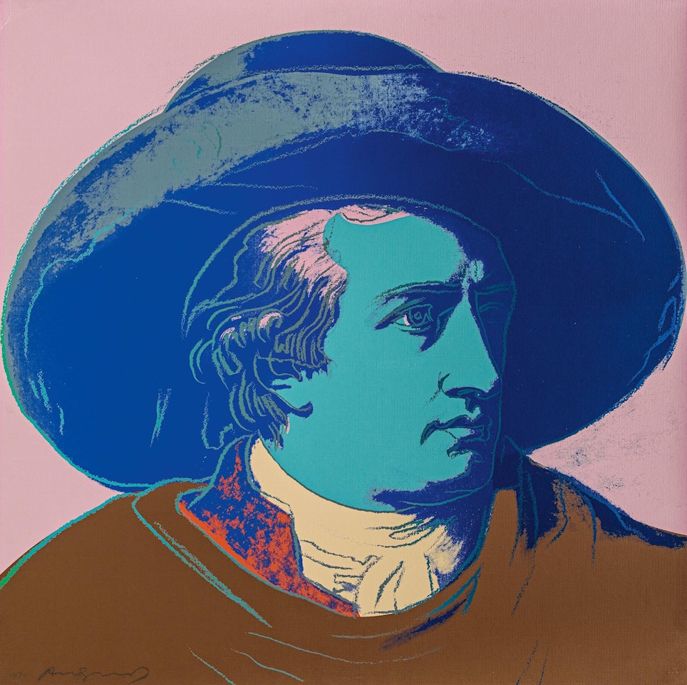 Goethe. by Andy Warhol