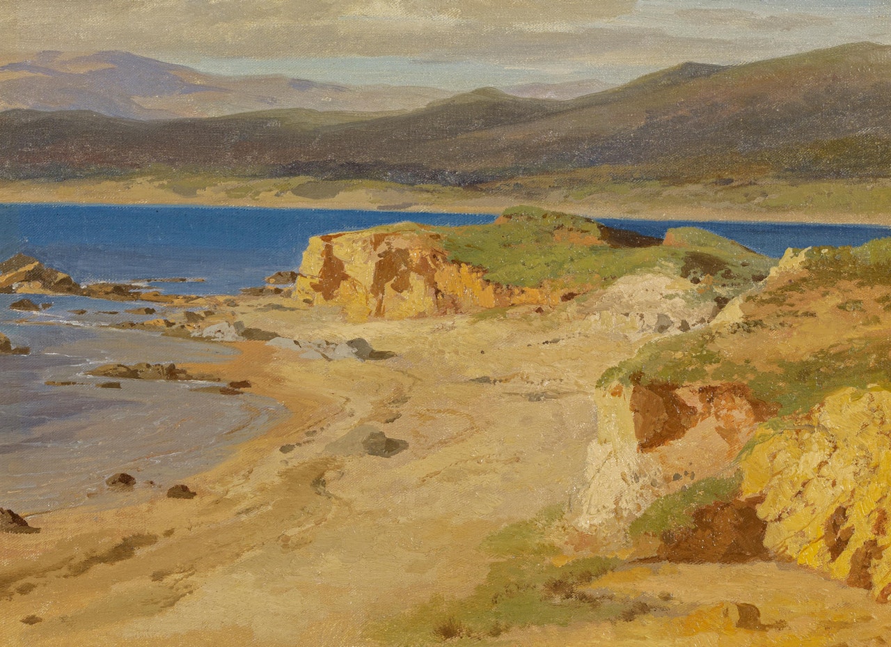 Coastline near Cannes by Alexandre Calame