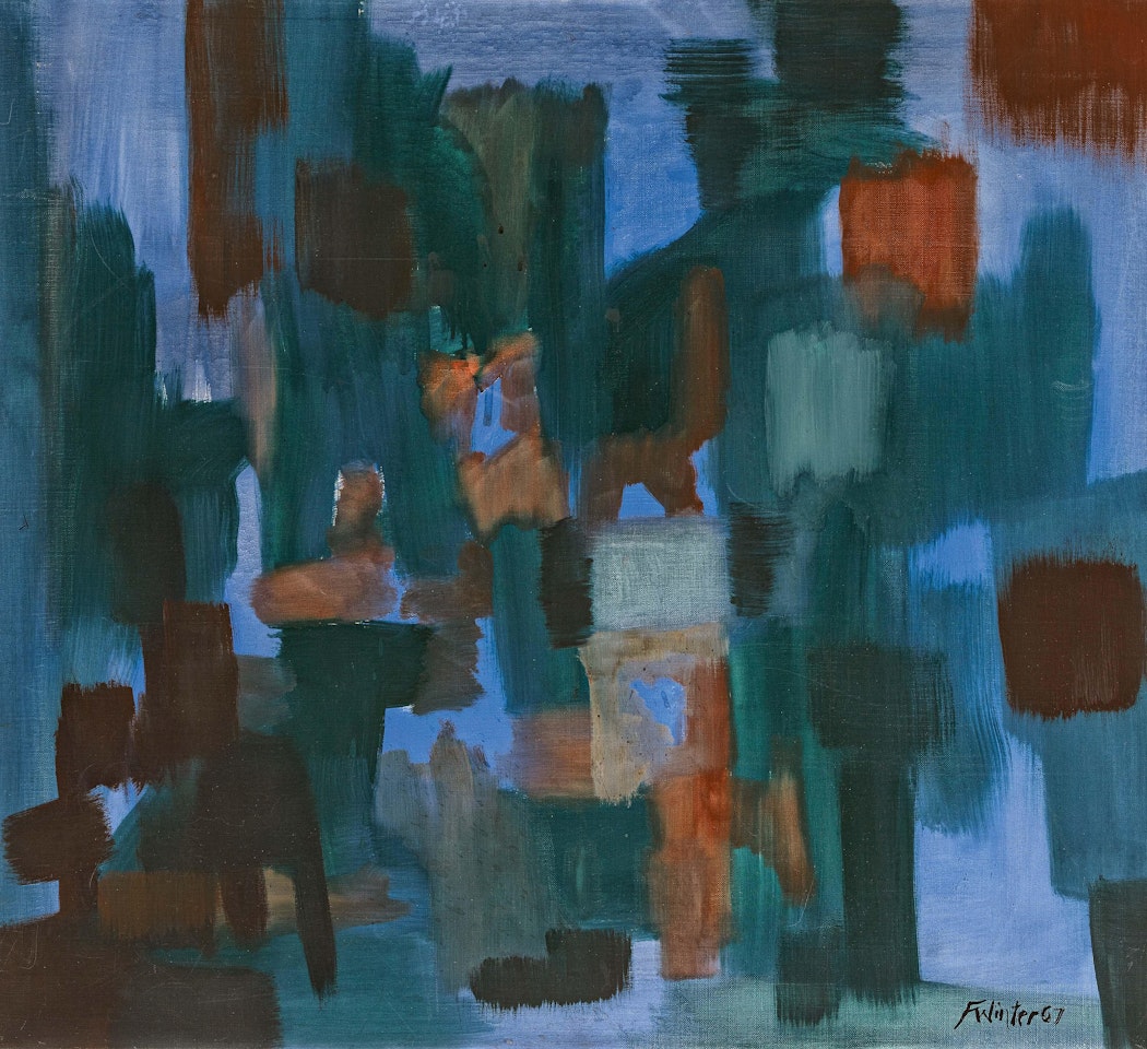 "Stiller Garten" by Fritz Winter