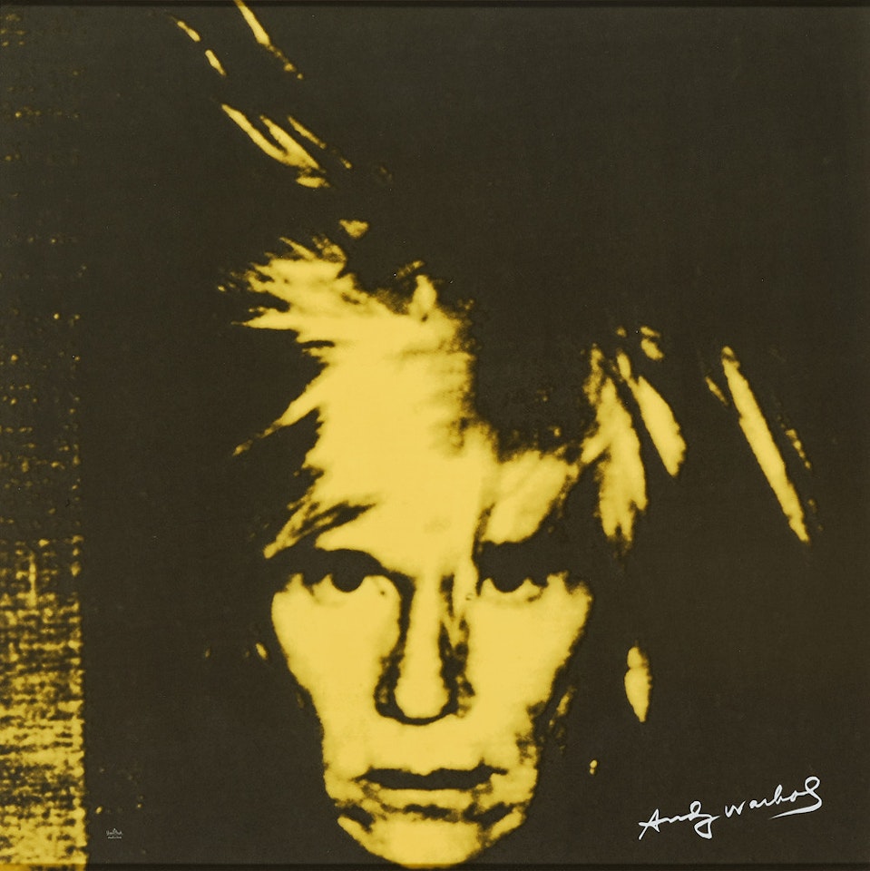 Wall Object Self Portrait by Andy Warhol