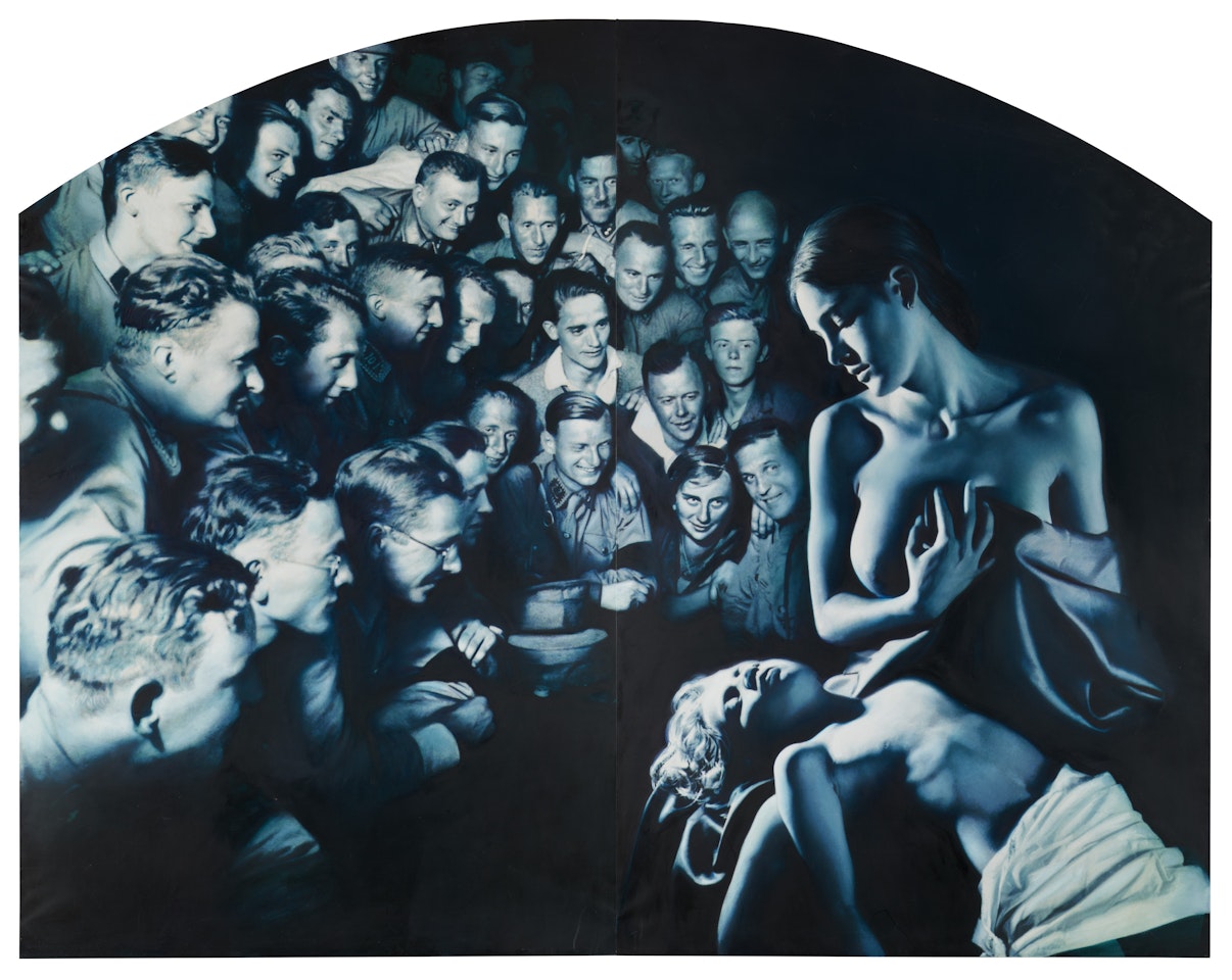 Epiphany 2B (Die Anbetung der Hirten). by Gottfried Helnwein
