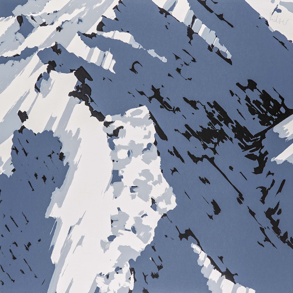 Schweizer Alpen I (A2). by Gerhard Richter