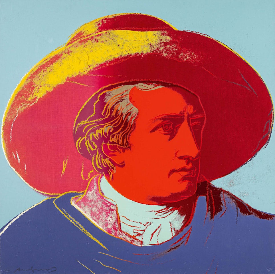 Goethe. by Andy Warhol