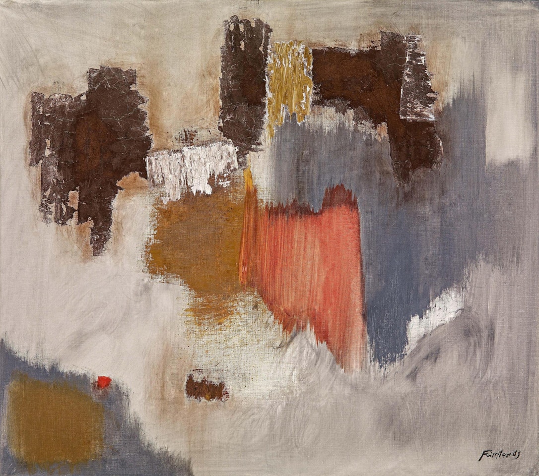 "Irgendwo". by Fritz Winter