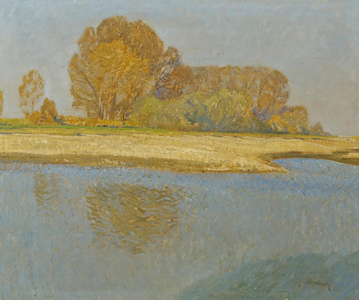 Sunny Day on the Lower Rhine by Max Clarenbach