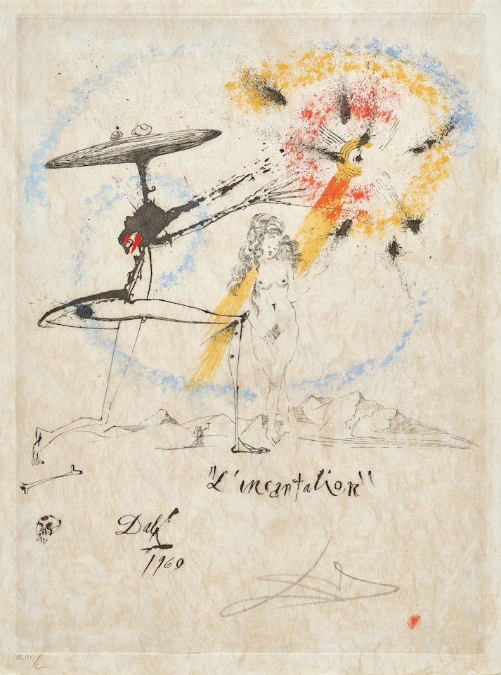 Incantation by Salvador Dali