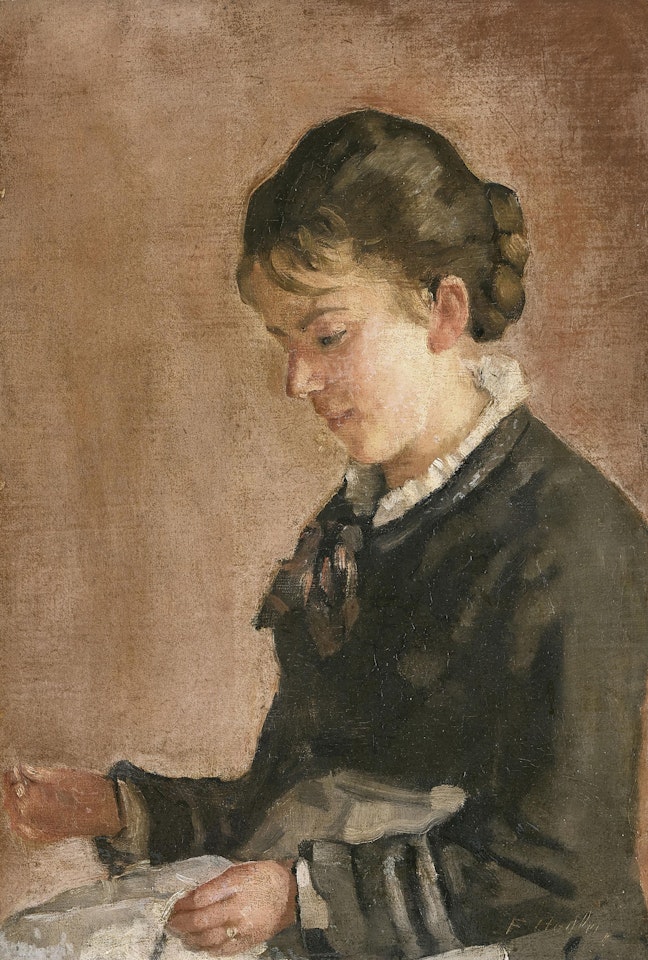 "Portrait of Maria Kyburz" by Ferdinand Hodler