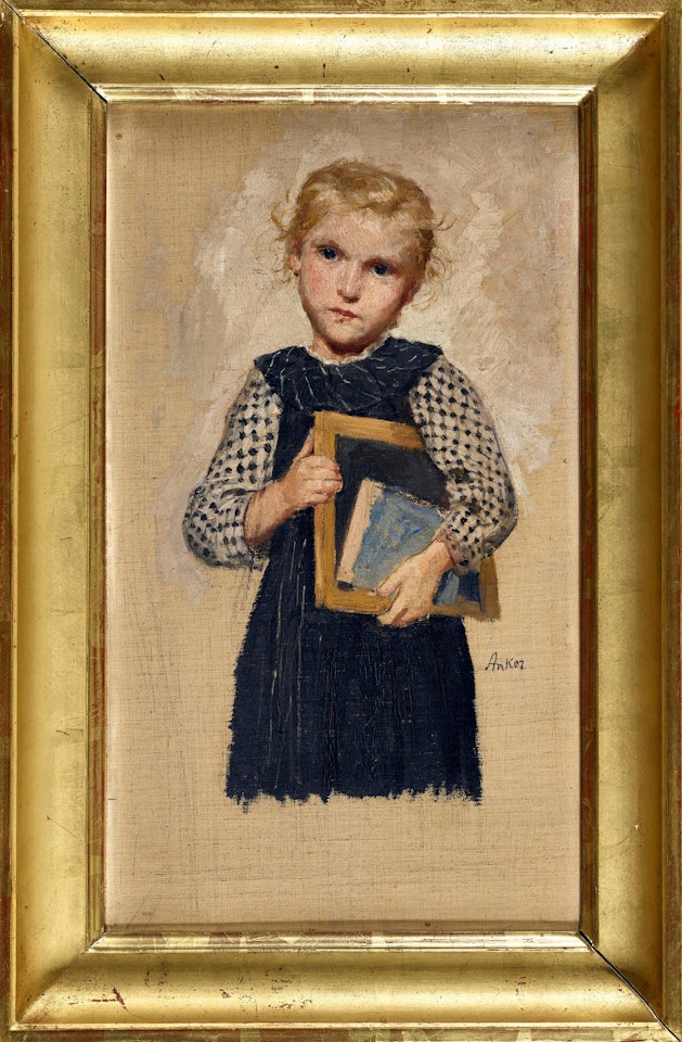 "Schoolgirl" by Albert Anker