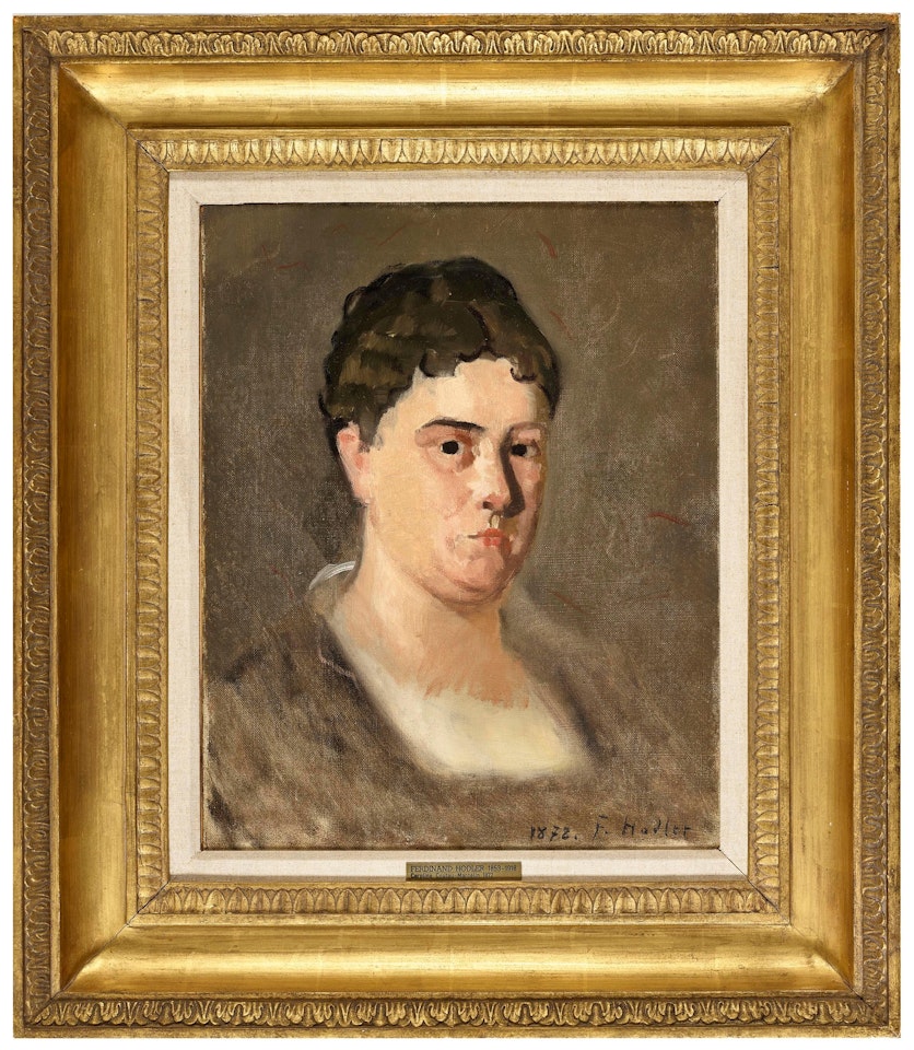 "Portrait of Caroline Coutau-Marcelin (?) " by Ferdinand Hodler