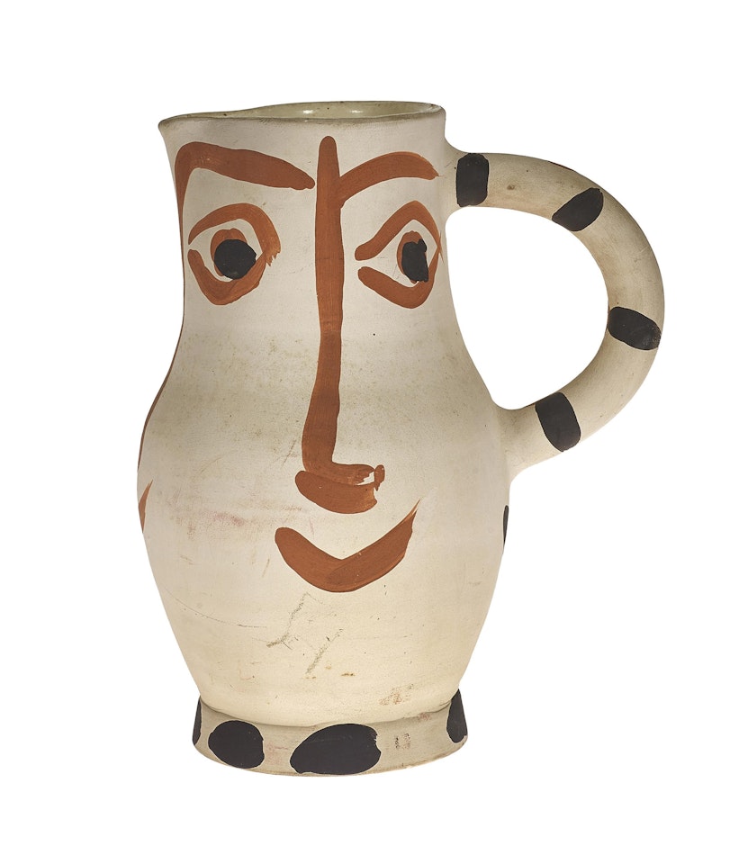 Jug "Quatre visages"; Madoura) by Pablo Picasso