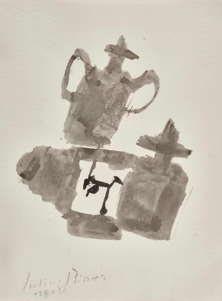 "28.X.57" by Julius Bissier