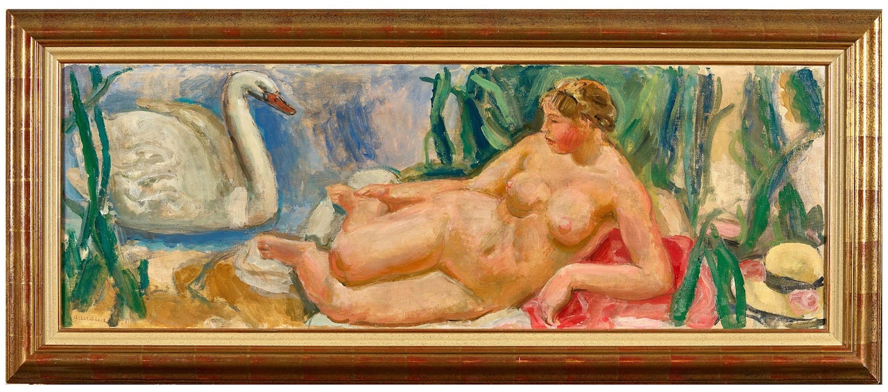 "Leda" by Maurice Barraud