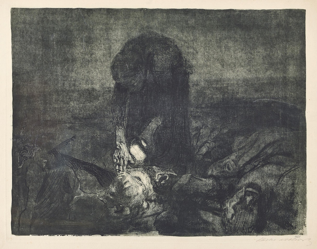 "Battlefield" by Kathe Kollwitz