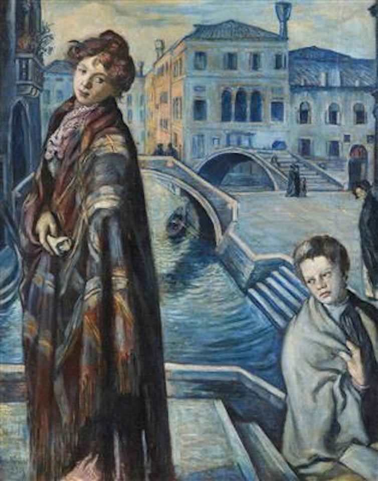 Aube bleue à Venise, (Blue Dawn in Venice) by Emile Bernard