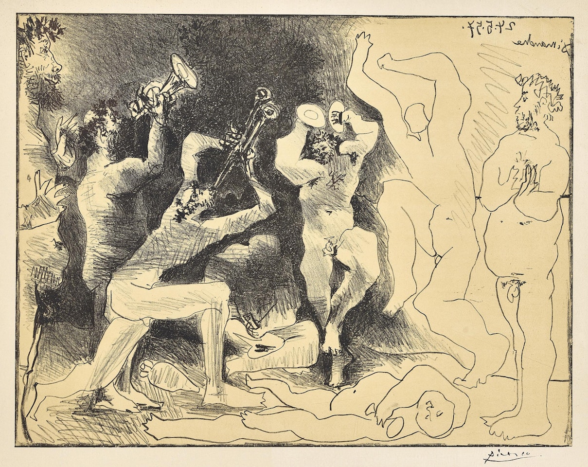 "La dance des faunes" by Pablo Picasso