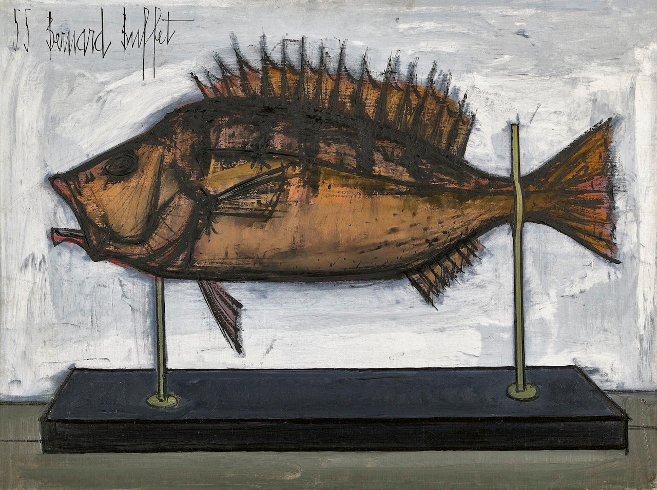 "Le poisson rouge" by Bernard Buffet